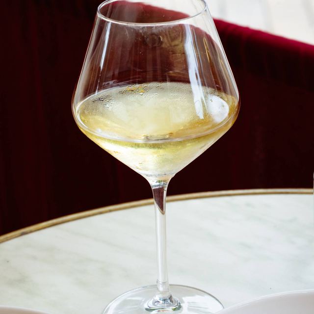 Glas witte wijn